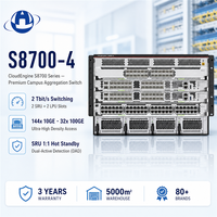 Switch Agregasi Kampus CloudEngine S8700-4 2Tbps Baru 144x10GE 40GE 32x100GE PoE++ 90W 10g Gigabit Ethernet