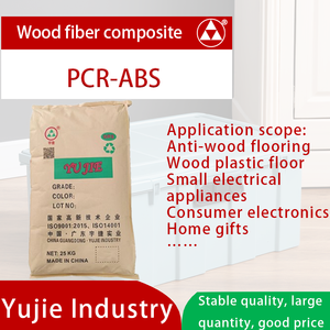 Abs סיבי עץ דפוס כיתה פלסטיק חלקיקים ידידותיים לסביבה חומרים pcr ממוחזר <span class=keywords><strong>pps</strong></span> צבע טבעי צבע yujie מותג - Product Image 3