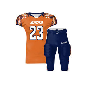 Uniforme de fútbol americano, ropa totalmente sublimada de alta calidad, hecha en paquistaní - Product Image 6