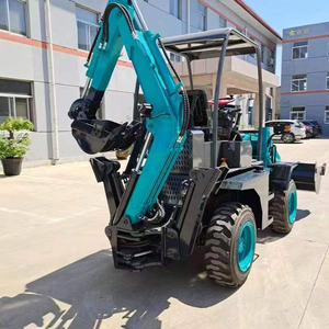 Baru empat roda dua ujung terintegrasi menggali dan penggalian muatan cepat konstruksi kecepatan Backhoe <span class=keywords><strong>Loader</strong></span> - Product Image 4