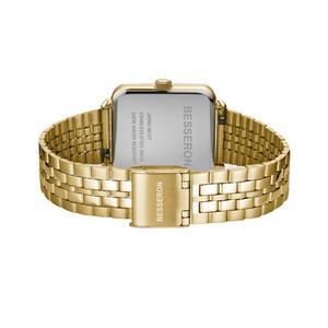 Nuevo Reloj de Cuarzo de Acero Inoxidable para Mujer, Estilo Ejecutivo, Cronógrafo Vintage, Calendario Semanal, Correa de Cuero Cuadrada - Product Image 5