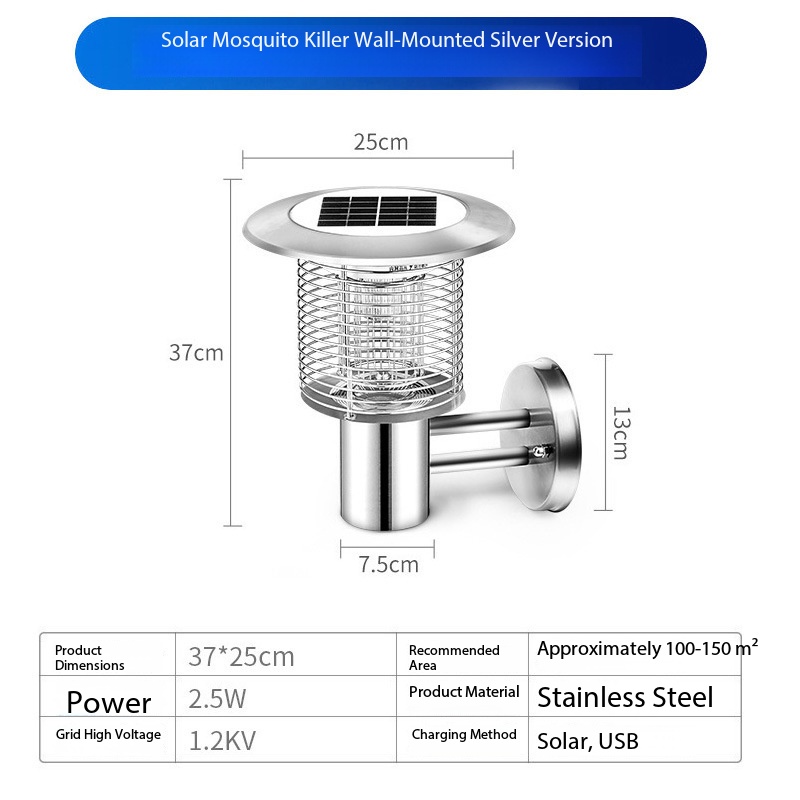 Modelo de pared plateado de 5W