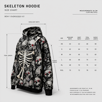 Sweat à capuche zippé RAMAX Skeleton Skull pour homme, en coton épais, imprimé intégral, style streetwear Y2K, coupe oversize, vente en gros, fournisseur d'usine