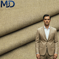 Tissu en satin de flanelle, vente en gros d'usine, extensible, résistant au rétrécissement et aux plis, tissé, teint, en polyester et viscose acétique pour vêtements