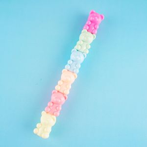 Dễ Thương Gấu Hình Dạng <span class=keywords><strong>6</strong></span> Màu Sắc Kết Hợp Highlighter Đánh Dấu Màu Nước Bút Cho Trẻ Em - Product Image 2