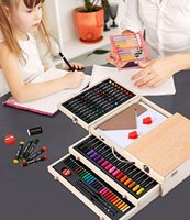 Kit d'artisanat en bois avec crochets à dessin, pour enfants et adolescents débutants, loisirs créatifs, 108 pièces