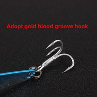 Topmouth Culter Basse Faux Appâts En Gros Cuivre Métal VIB Leurre Sang Fente Crochet D'eau Douce/Eau Salée Brochet pour Rivière/Ruisseau