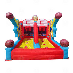 Juego <span class=keywords><strong>de</strong></span> Baloncesto Inflable Comercial para Interiores con Aro <span class=keywords><strong>de</strong></span> Doble <span class=keywords><strong>Tiro</strong></span> para Parques <span class=keywords><strong>de</strong></span> Aventura y Jardines <span class=keywords><strong>de</strong></span> Infancia - Product Image 1