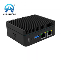 Radxa E25 Mini Gateway mit Dual 2.5G Ethernet-Anschlüssen, Verbessertes Board, Metallgehäuse zur Wärmeableitung
