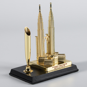 Mô hình vật liệu trang trí nhà cửa, đồ thủ công lưu niệm, các công trình kiến trúc nổi tiếng thế giới làm bằng kim loại - Product Image 4