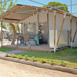 <span class=keywords><strong>Tente</strong></span> de camping safari 4 saisons avec salle de bain et <span class=keywords><strong>cuisine</strong></span>, maison en bois préfabriquée - Product Image 2