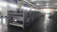 Machine d'impression flexographique à séchage UV pour l'impression couleur de films mats et nacrés, emballages cadeaux en plastique de haute qualité