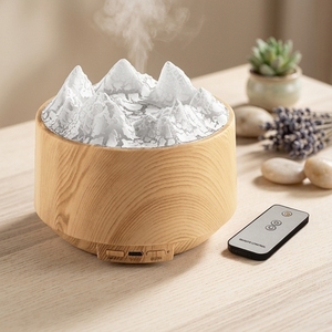 Room Humidifier Realistic Wood Surface 5W 6 Hours Humidifiers for Home - Product Image 1