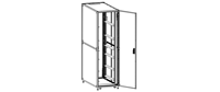 Kabinet Server Heavy Duty 42U 47U, Beban 1800kg, Rak Data Center 19 Inch, Kedalaman 1000mm 1100mm 1200mm