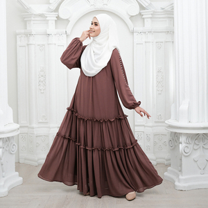 Vente chaude Longue Mexi Plus Size Musulman Vêtements Femmes Abaya Robe - Product Image 3