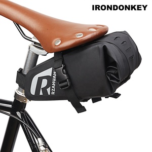 IRONDONKEY grande capacité étanche sac de selle de vélo arrière sac de siège arrière de vélo pliant pour boîtes d'équipement de vélo de montagne - Product Image 6