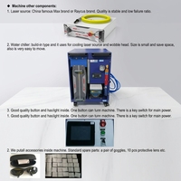 Machine de nettoyage au laser CW portable de 2000 W pour l'élimination de la rouille et le décapage des revêtements des navires maritimes