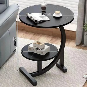 Tavolino Laterale Moderno e Resistente, Tavolino Mobile per Divano, Mobiletto Semplice per Soggiorno, Tavolino da Caffè, Mini <span class=keywords><strong>Scrivania</strong></span> Laterale - Product Image 4