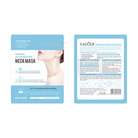 Propre marque Swan Neck Care Masque pour le cou Hydratant Effets nourrissants Réduction des rides du cou Caractéristiques Collagène Algues Glycérine Visage