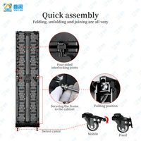 Layar Display Poster LED Portabel Lipat GOB Indoor/Outdoor untuk Periklanan, Harga Pabrik, Sewa Kios Enclosure Totem
