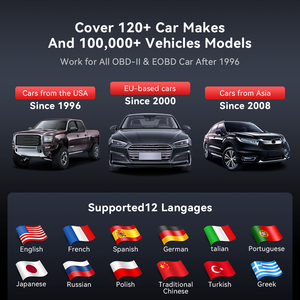 THINKCAR BD6 Alat Diagnostik Mobil Bluetooth Scanner, Diagnosa Sistem Lengkap, 5 Reset Gratis, <span class=keywords><strong>Diagnosis</strong></span> Otomatis, Pembaca Kode OBD2 - Product Image 4