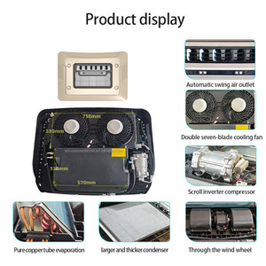 Aire Acondicionado <span class=keywords><strong>para</strong></span> Techo de Tractor, Camión o RV, Sistemas de Climatización de Estacionamiento DC 12V 24V <span class=keywords><strong>para</strong></span> Autocaravanas - Product Image 3