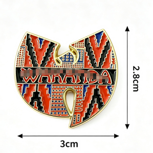 En gros, Broche en émail style artistique 'Panther King' Hip-Hop pour les fans des tendances, décoration de veste et de sac à dos, cadeau de mode et de collection - Product Image 5