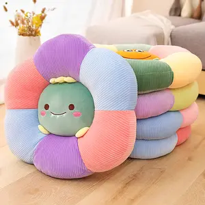 Kích cỡ khác nhau mềm nhồi bông hoa sang trọng trang trí sofa nhà hướng dương nhồi bông sang trọng ôm gối