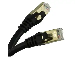 CAT7 cable Ethernet cable de conexión Venta caliente PVC LSZH chaqueta precio al por mayor mejor calidad cable de conexión