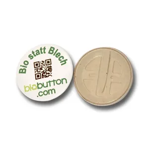 Spilla biodegradabile Bio Button, gadget ecologici - Product Image 3
