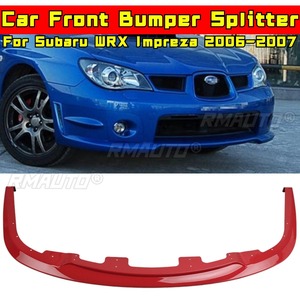Lèvre de pare-chocs avant compatible avec Subaru WRX Impreza 2006-2007, kit carrosserie, diffuseur avant, protection, spoiler, accessoires auto - Product Image 3