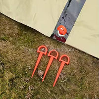 Tente de survie tactique camouflage réutilisable en PE silencieux avec 4 piquets