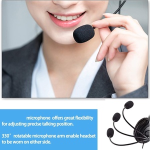 2021 20DB ANC Call Center Auricolare Per <span class=keywords><strong>Computer</strong></span> Cuffia con 3.5mm e Microfono - Product Image 4