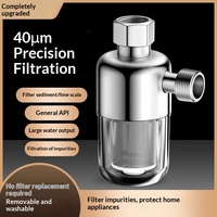 Mini filtre anti-calcaire pour pommeau de douche, purificateur d'eau du robinet en acier inoxydable, modèle 05, sans remplacement de cartouche