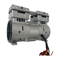 Compresseur d'air portable sans balais AC 220V 70DB tête de compresseur d'air sans huile à double cylindre silencieux pour la fabrication d'oxygène 10L
