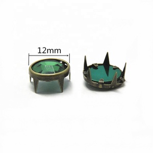 <span class=keywords><strong>Rivet</strong></span> en alliage de zinc avec strass en cristal, boutons à vis ronds, rivets pour vêtements, sacs en tissu, pantalons en <span class=keywords><strong>cuir</strong></span>, accessoires de bricolage - Product Image 2