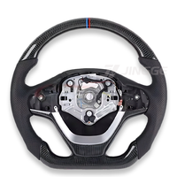 Volant de direction en fibre de carbone véritable style M Performance avec écran LED pour BMW F30 F11 F12 F32 F10 M3 M4 F80 F82 F87 X5 F15 X6 F16
