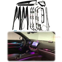 Kit d'éclairage d'ambiance dynamique à LED style carbone pour Cadillac CT5 2020-2026 – Amélioration de l'intérieur