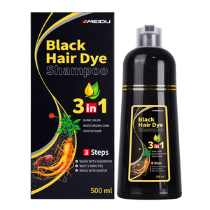 Prodotti per la tintura dei <span class=keywords><strong>capelli</strong></span> Meidu, shampoo colorante per <span class=keywords><strong>capelli</strong></span> a marchio privato, copertura dei <span class=keywords><strong>capelli</strong></span> grigi, shampoo colorante nero alle erbe - Product Image 2