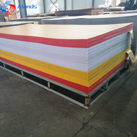 Feuille de plastique acrylique PMMA extrudée colorée 10 mm 1220x2440 mm pour boîte lumineuse extérieure et protection de fenêtre