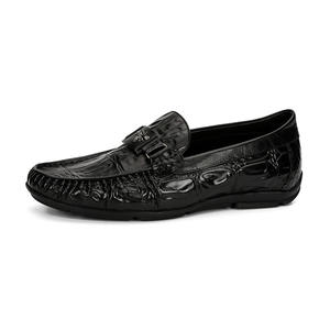 Chaussures de bureau professionnelles pour hommes de haute qualité, à lacets, légères, antidérapantes, respirantes, en cuir, avec semelle massante et désodorisante - Product Image 5
