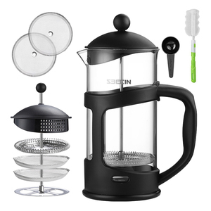 Eco-Friendly Custom Color Plastic Coffee&Tea Sets Manufacturers Portable Unique Coffee Maker French Press