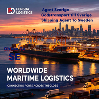 Transport maritime express, logistique mondiale vers la Suède, port de Stockholm, agent de transit, passage de frontière fluide