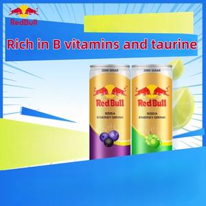 Minuman Soda Thailand Redd Bulls 250ml, Minuman Bersoda Bebas Gula Rasa Blueberry, Minuman Energi Rasa Apel, Minuman Berkarbonasi - Product Image 5