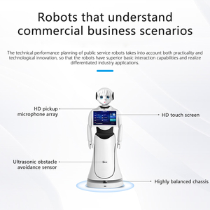 Robot dịch vụ khu vực công cộng với hệ điều hành Android cho trung tâm thương mại tiếp nhận tour du lịch có hướng dẫn thông minh - Product Image 2