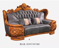 Ensemble de canapés Chesterfield de luxe européens de style italien, modulaires, en cuir véritable, rembourrés en mousse, durables et confortables pour appartement