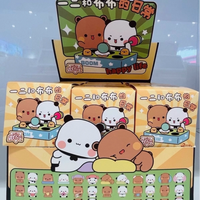Figurines miniatures Kawaii Bubu Dudu Daily Life V2 en PVC à l'échelle 1/12, série de 12 pièces/boîte, 100 % authentiques, en vente flash