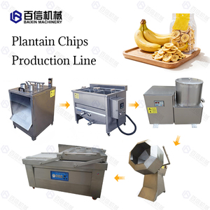 Precio, concesiones, máquina para hacer patatas fritas de plátano, línea eléctrica para freír patatas fritas de plátano, línea de producción de patatas fritas, plátano - Product Image 2