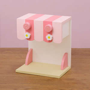 <span class=keywords><strong>Cafetera</strong></span> de setas de madera para niños, accesorios de juego de rol de cocina, <span class=keywords><strong>juguete</strong></span> interactivo educativo para padres e hijos DIY - Product Image 3