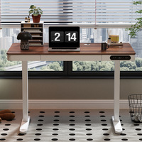 Yazhi Bureau de Travail Intelligent Électrique Réglable, Style Design Moderne pour Maison et Étude, avec Pieds de Table E-Sport